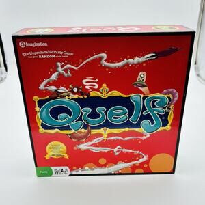 Quelf Board Game - The Unpredictable Party Game Complete Very Good Condition.